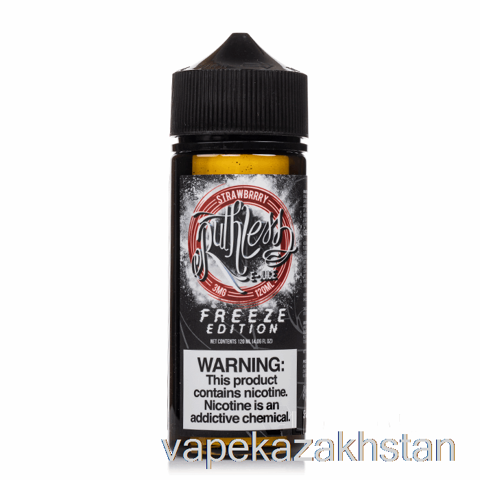 Vape Kazakhstan STRAWBRRRY - Freeze Edition - Ruthless Vapor - 120mL 0mg